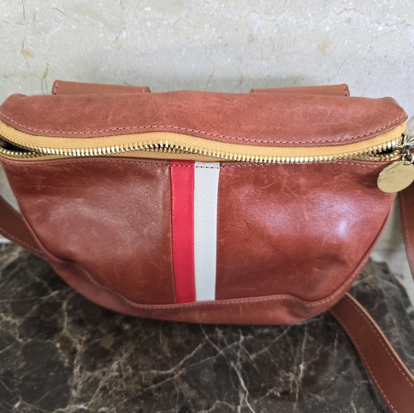 Clare V. Stripe Leather Waistbag - Picture 4 of 9